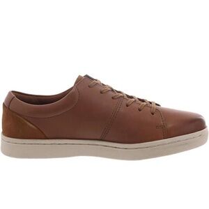 Clarks Mens Kitna Vibe Tan Leather Casual Sneakers Shoes New sz 10